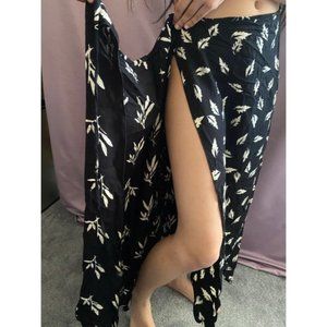 Vintage fall wrap skirt